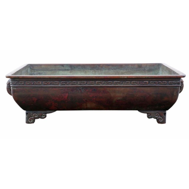 Antique Japanese Suiban Ikebana Jardinere, 1880s For Sale - Image 3 of 10