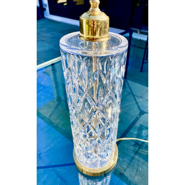 Waterford Crystal Classic Column Lamp Chairish