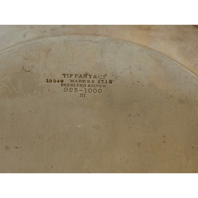 Early 20th Century Vintage Pair of Tiffany & Co. Sterling Silver Small Plates For Sale - Image 5 of 7