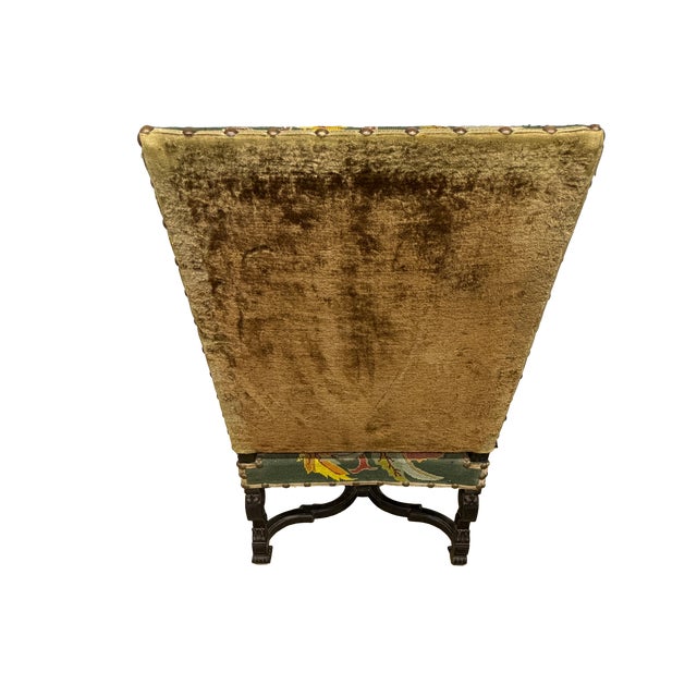 18th C. French Baroque Tapestry Armchairs - A Pair For Sale - Image 9 of 15