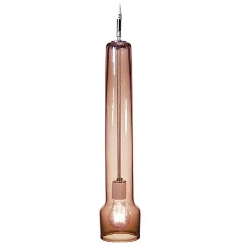 Tempo Visor Pendant Light from the Flashlight Collection in Tea For Sale - Image 4 of 4