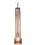 Tempo Visor Pendant Light from the Flashlight Collection in Tea For Sale - Image 4 of 4