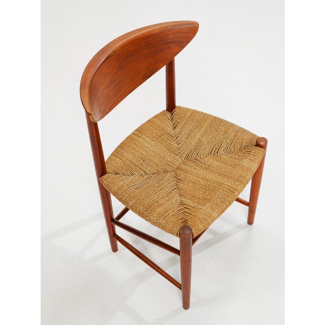 Model 316 Dining Chairs by Peter White & Orla Moelgard-Nielsen for Søborg Møbelfabrik, 1958, Set of 6 For Sale - Image 14 of 18