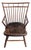 Late 18th Century American Windsor Arm Chair Sack-Back Birdcage For Sale