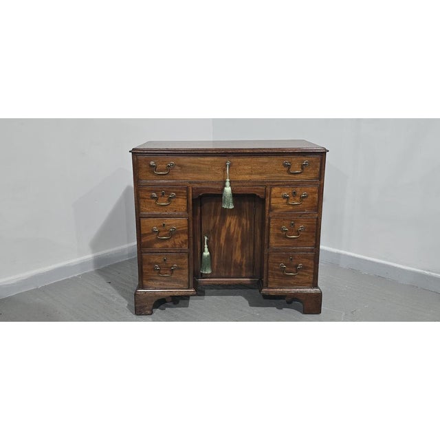 Antique Georgian Mahogany Desk, 1750 For Sale - Image 3 of 18