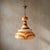 Italian Art Glass Pendant Lamp in Orange and White, 1970s For Sale - Image 9 of 9