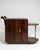 1940s 1940-1949 France Deep Walnut Brown Art Deco Bar Cart For Sale - Image 5 of 10