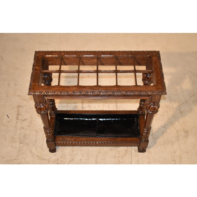 Brown 19th Century French Umbrella Stand For Sale - Image 8 of 11