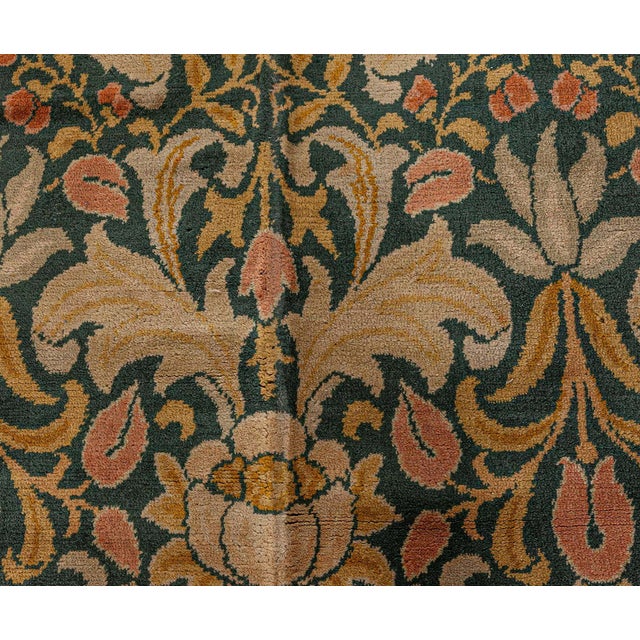 Doris Leslie Blau Vintage 1930s William Morris Botanic Rug For Sale In New York - Image 6 of 8