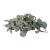 French Beaded Flowers Pale Blue and White Iris For Sale