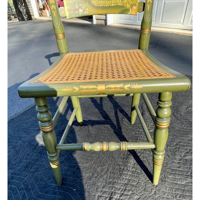 Wood L. Hitchcock Chair Company Andrew Jackson’s Hermitage Limited Edition Side Chair For Sale - Image 7 of 12