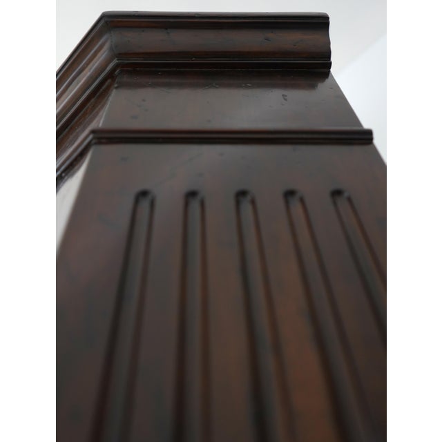 Theodore Alexander Mahogany 2 Door Corner Cabinet For Sale - Image 13 of 15
