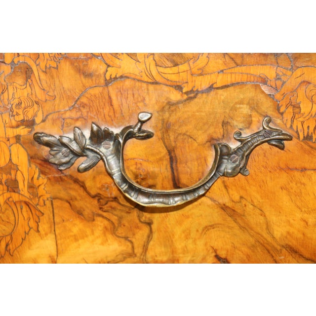 1920's Adams Style Paint Decorated Server Console Table Demilune Sideboard For Sale - Image 12 of 13