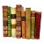Antique German Leather Decorative Books- a Set of 8 For Sale