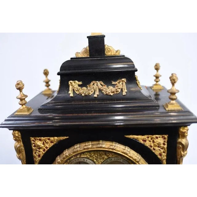 Victorian Bracket Clock, 1880s For Sale - Image 4 of 15