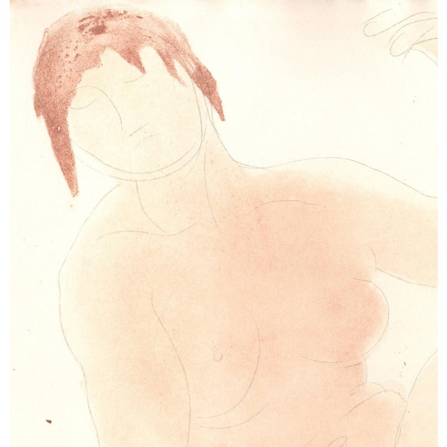 Rodin, A peine si, par les hublots et les fenêtres éclairées, je pus voir\., Nude, Original Lithograph, 1902 For Sale - Image 4 of 10