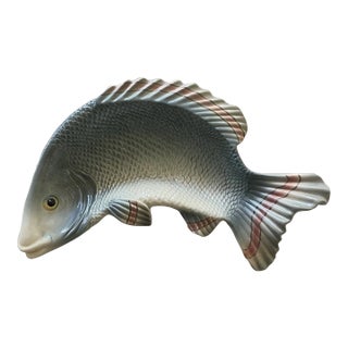 Vintage MCM Fitz & Floyd Classics Fish Serving Platter For Sale