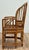 Mid 20th Century Vintage Brighton Pavilion Style Burnt Bamboo Chair For Sale - Image 5 of 13