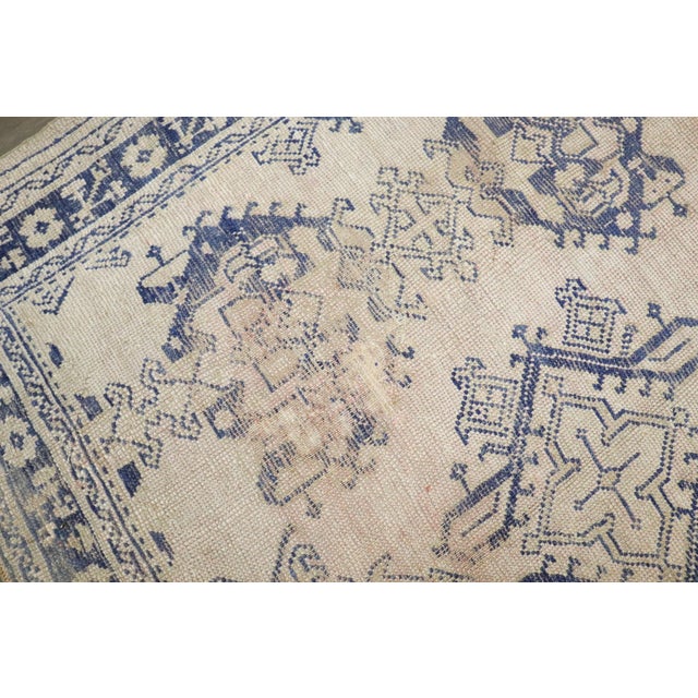 Tribal Antique Crab Oushak, 7'1'' X 9'7'' For Sale - Image 3 of 10