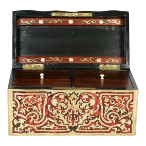 19th Century French Louis XIV Style Boulle Tea Caddy