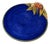 Large Decorative Glazed Ceramic Platter by Laurence Saint-Amour, 1950s For Sale