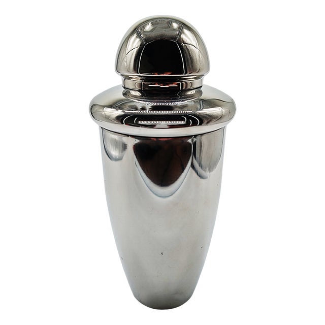 Vintage Space Age Cocktail Shaker in Stainless Steel, 1970s For Sale