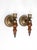 Wood Vintage Colonial Revival Wood Candle Wall Sconces Pair For Sale - Image 7 of 12
