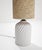 Large White Ceramic Table Lamp, Italy, 1970s For Sale - Image 9 of 16