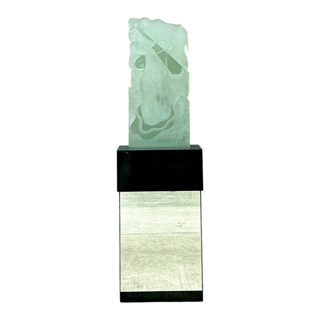 This exceptional monumental floor sculpture is a rare collaborative masterpiece by Joris Minne and Albert Lagae, dated...