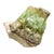 Large Green Calcite Quartz Mineral Geode Specimen Sculpture by Brenda Houston. Item features remarkable green calcite...