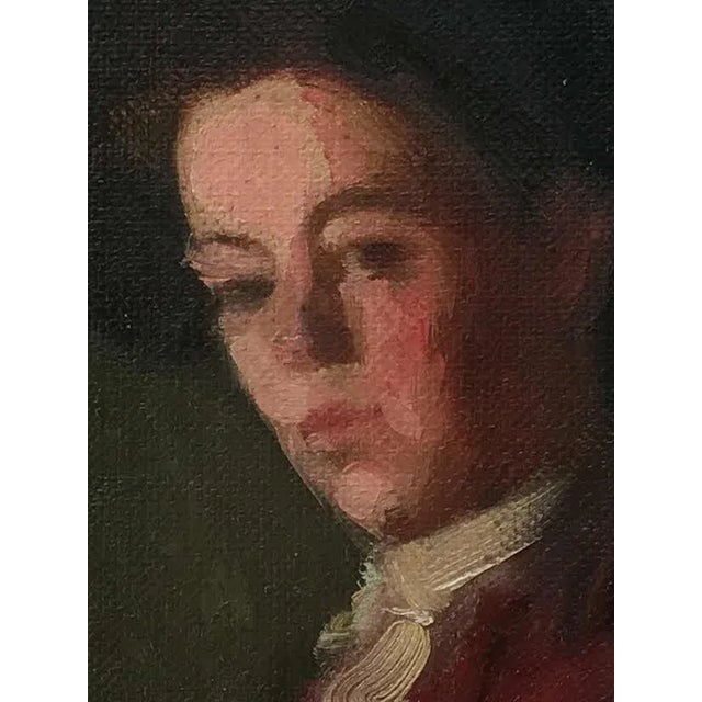 1920s American Impressionist Portrait of a Young Woman Robert Henri For Sale - Image 5 of 10