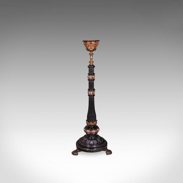 Antique Hanging Plant Stand, English, Aesthetic Movement, Adjustable, Victorian For Sale - Image 4 of 12