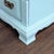 Blue Sumter Blue Classic 6-Drawer Dresser With Brass Handles For Sale - Image 8 of 9