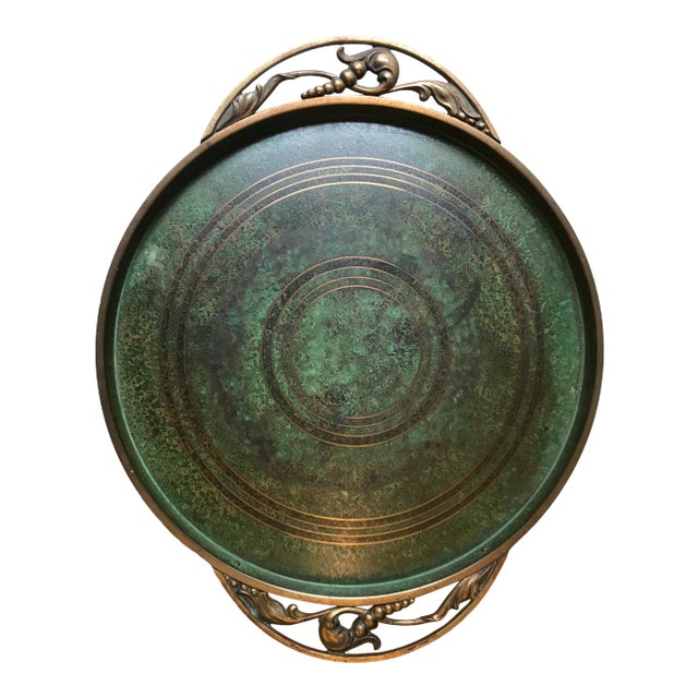 C. 1930s Carl Sorensen Charger Tray For Sale