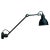Metal Black Lampe Gras N° 304 L40 Wall Lamp by Bernard-Albin Gras For Sale - Image 7 of 7