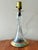 Rewired antique Neoclassical lamp made from a 19th century blown glass candlestick. Lower portion has been painted on...