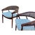 Mid-Century Modern Vintage James Mont Side Chairs - Pair For Sale - Image 3 of 7