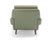 Svend Skipper Svend Skipper -1960s Danish Modern Lounge Chair in Sage Faux Alligator For Sale - Image 4 of 11