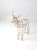 Antique White Mid Century Metal Reindeer For Sale - Image 8 of 11