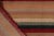 Textile 1960s Vintage Rug in Polychromatic Stripes For Sale - Image 7 of 7