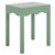 Litith Square Wave Accent Table in Sage For Sale In Philadelphia - Image 6 of 8