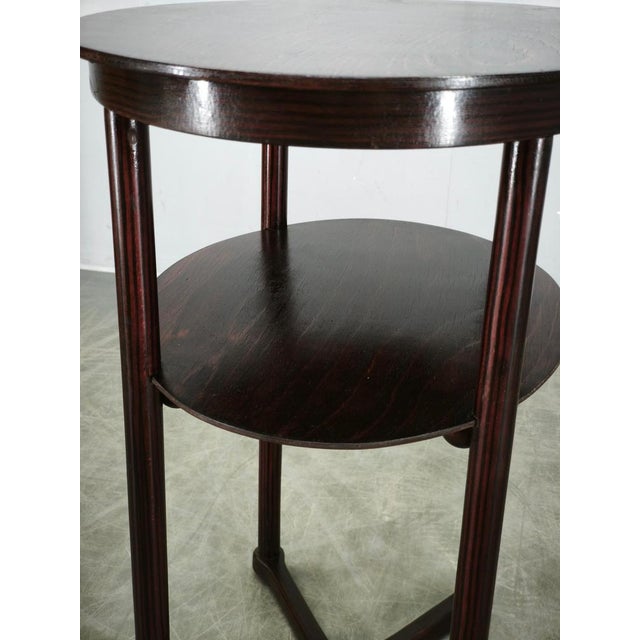 Brown Vintage Oval Table by Josef Hoffmann for Jacob & Josef Kohn, 1890s For Sale - Image 8 of 14