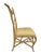 Wood Vintage Architectural Faux Bois Rattan Side Chair For Sale - Image 7 of 12