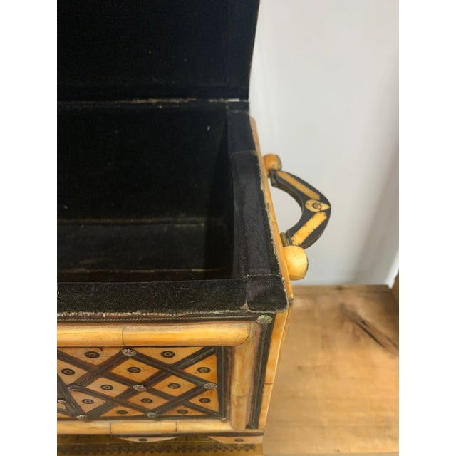 Vintage Handmade Moroccan Dome-Top Chest For Sale In Dallas - Image 6 of 8