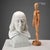 Porcelain bust of William Shakespeare. The manufacturer's mark is on the base. This piece is attributed to the mentioned...