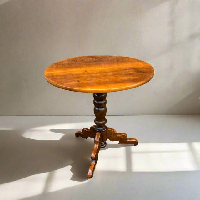 Antique French Walnut Coffee Table, 1800s For Sale - Image 10 of 10