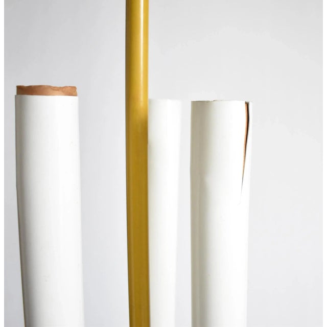 Metal Tole Bouillotte Lamp For Sale - Image 7 of 12