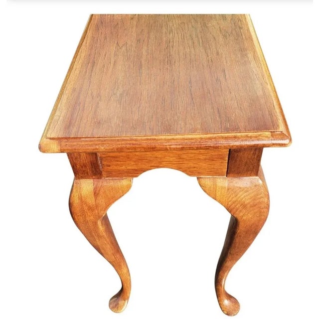 Thomasville Thomasville 60" Queen Anne Console Table Sofa Table, Circa 1970s For Sale - Image 4 of 11