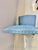 Early 21st Century Louis XV Dining Chair in Blue Upholstery For Sale - Image 5 of 11