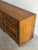 Lane Oak Credenza Brutalist Wooden Sideboard Large Storage Mid-Century Modern 1970s For Sale In Los Angeles - Image 6 of 10